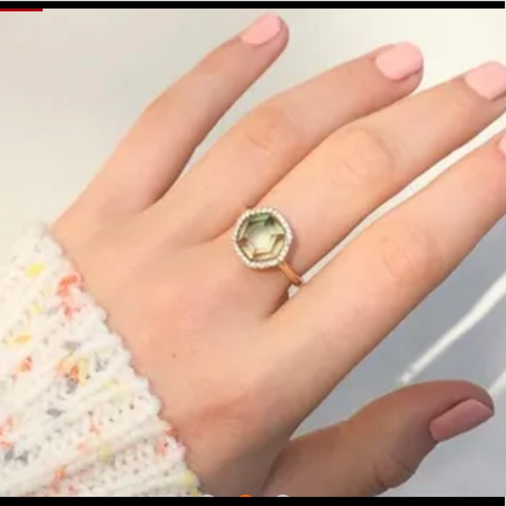 Joy Dravecky adjustable Chloe ring New